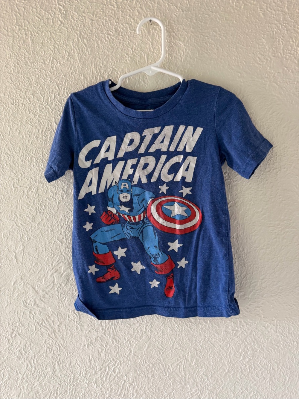 Captain America Kids Navy Graphic Tee